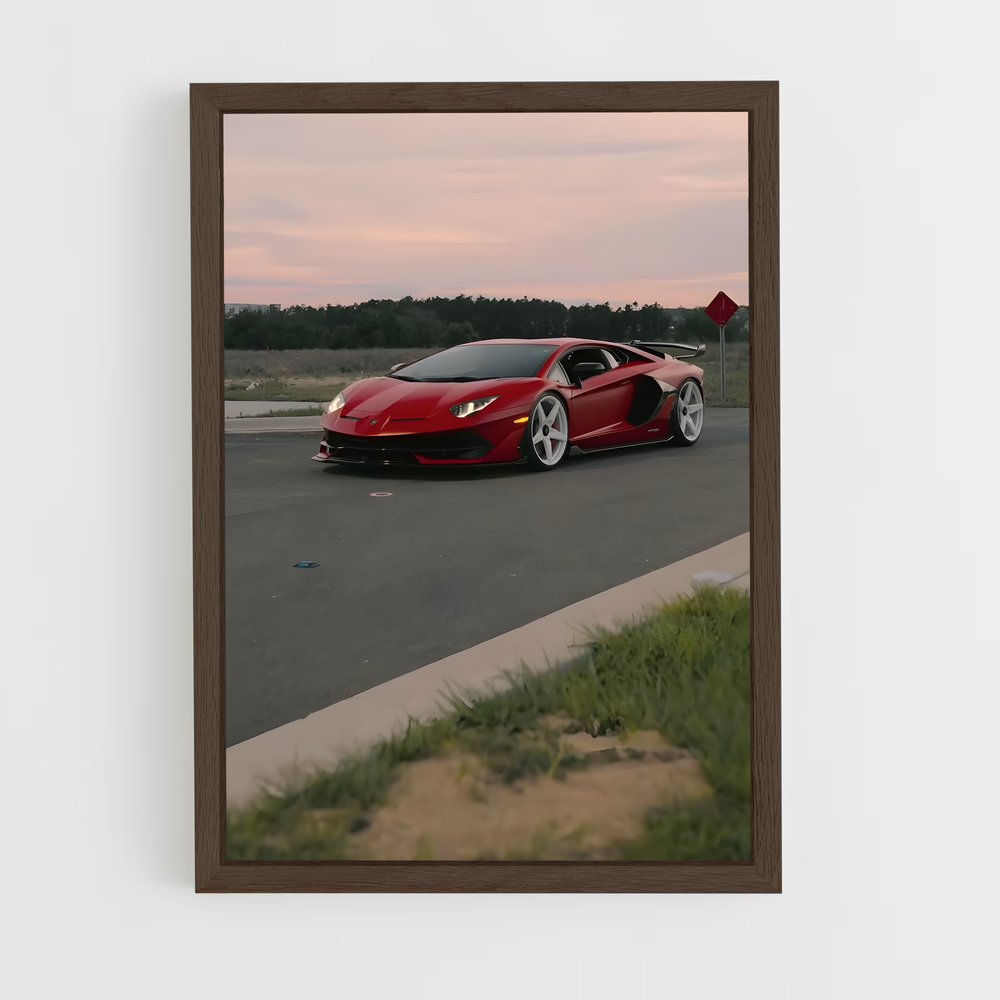 Poster L'Aventador Éblouissant – affiche Lamborghini (vue 5)